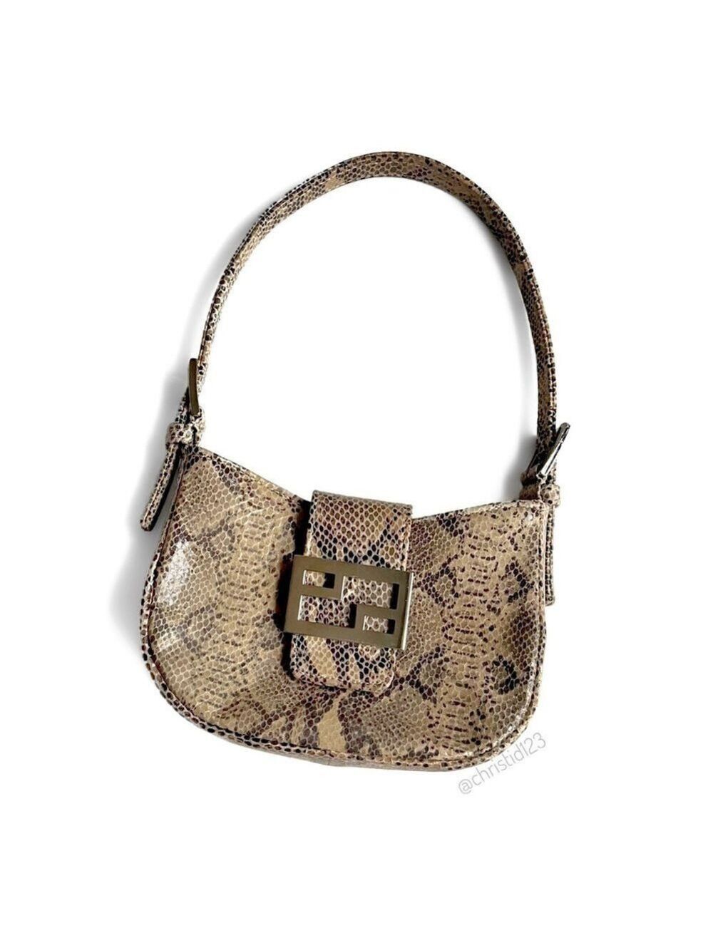 Vintage Park Ave Int’l Snakeskin Mini Bag